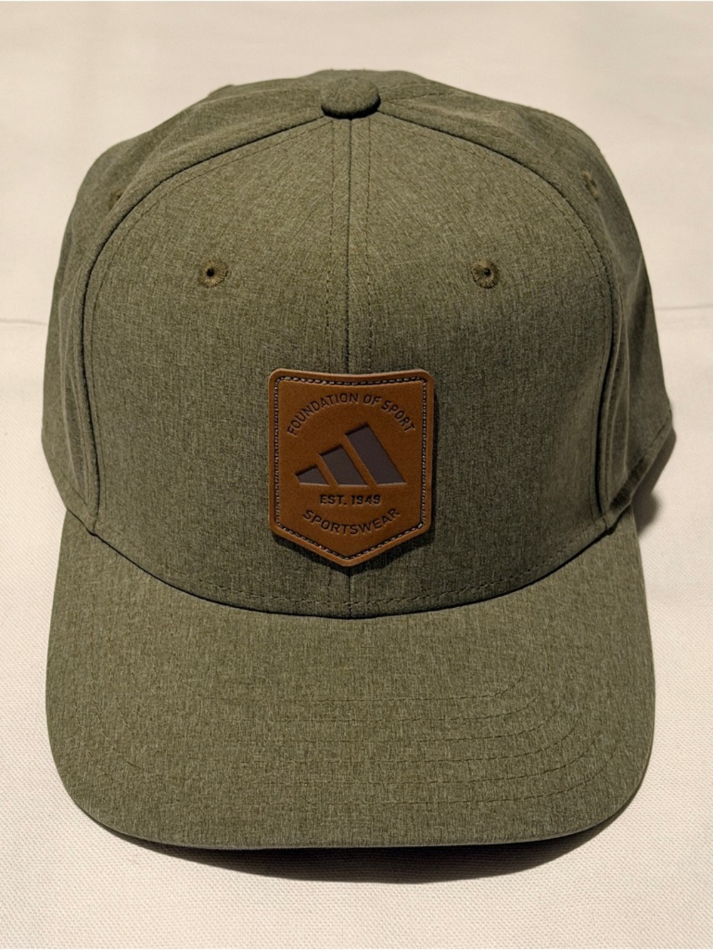 Adidas Scorecard Snapback Olive Hi-Profile Hat Adjustable Fit with ClimaCool EUC
